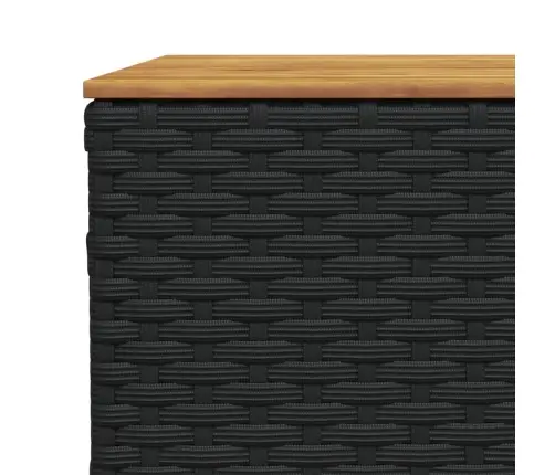 8-Daļīgs Dārza Dīvāna Komplekts, Matrači, Melna Pe Rotangpalma Vidaxl