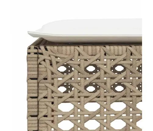 9-Osaline Aiadiivani Komplekt Patjadega, Beež, Polürotang