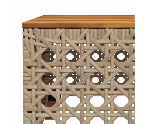 10-Daļīgs Dārza Dīvāna Komplekts, Matrači, Bēša Pe Rotangpalma Vidaxl