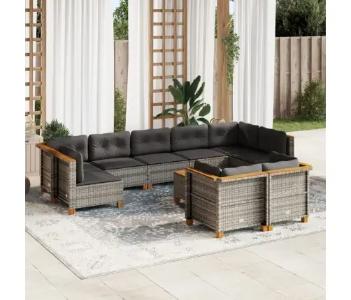 10-Osaline Aiadiivani Komplekt Patjadega, Hall, Polürotang