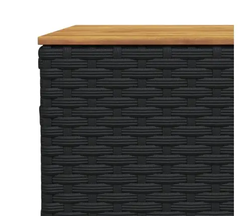 11-Daļīgs Dārza Dīvāna Komplekts, Matrači, Melna Pe Rotangpalma Vidaxl