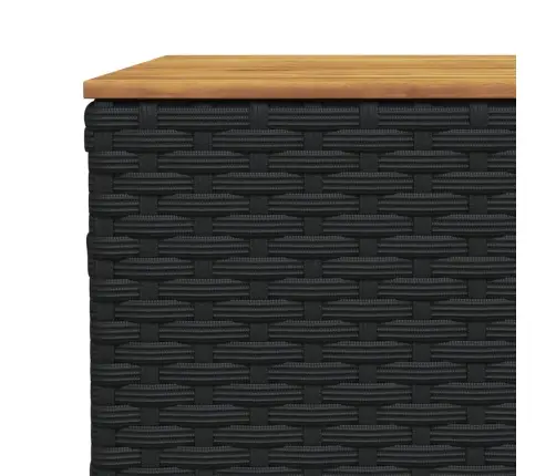 11-Daļīgs Dārza Dīvāna Komplekts, Matrači, Melna Pe Rotangpalma Vidaxl