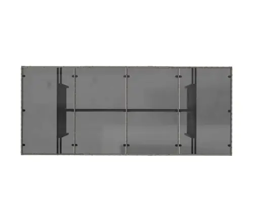 7 Vietu Dārza Ēdamstatu Komplekts Pelēkā Poli Rotangpalmas Vidaxl