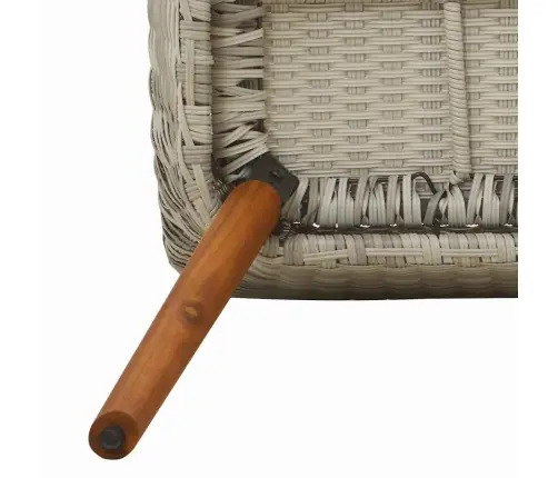 Ēdamistabas Komplekts 3 Pcs Gaiši Pelēks Un Melns 80 Cm X 80 Cm Vidaxl