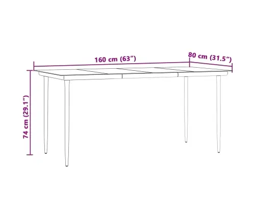 Ēdamistabas Komplekts 7 Pcs Gaiši Pelēks Un Melns Lieli Vidaxl