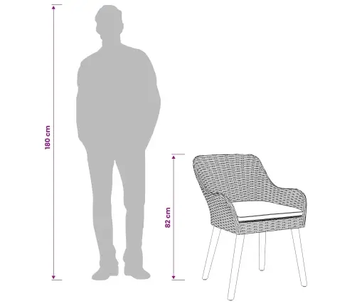 Ēdamistabas Komplekts 7 Pcs Gaiši Pelēks Un Melns Lieli Vidaxl