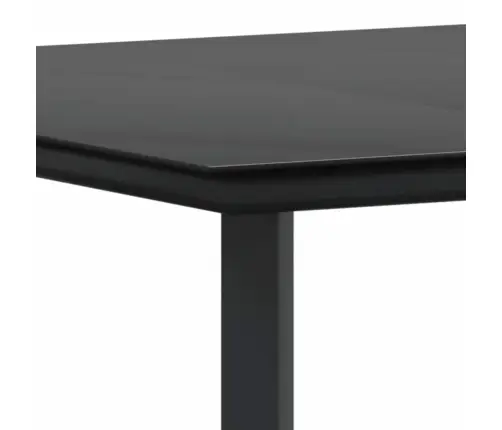 Ēdamistabas Komplekts 7 Pcs Gaiši Pelēks Un Melns Vidaxl