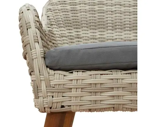 Ēdamistabas Komplekts 9 Pcs Gaiši Pelēks Un Melns 200X100X74 Cm Vidaxl