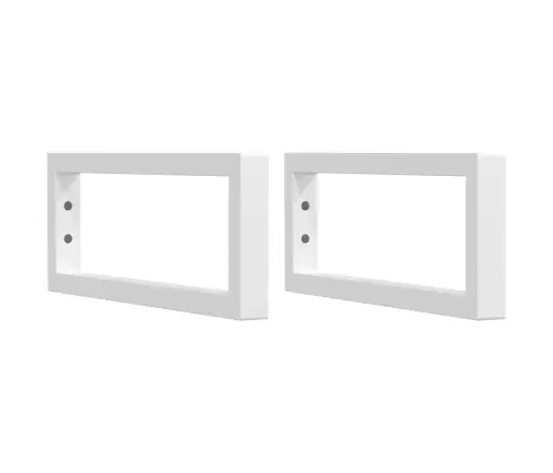 Riiuliklambrid Valamule 2 Tk Valge Ristkülikukujuline Teras