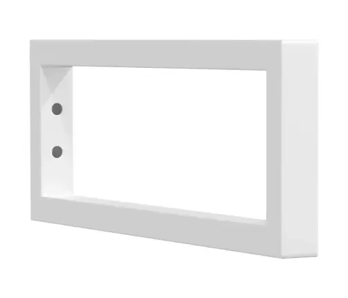 Riiuliklambrid Valamule 2 Tk Valge Ristkülikukujuline Teras