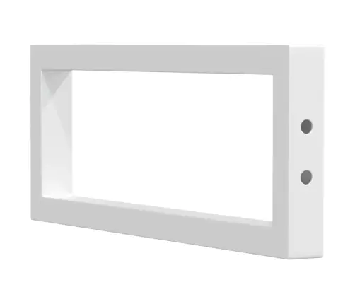 Riiuliklambrid Valamule 2 Tk Valge Ristkülikukujuline Teras