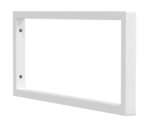 Plauktu Kronšteini Izlietnei, 2 Gb., Balti, Taisnstūra, Tērauds Vidaxl