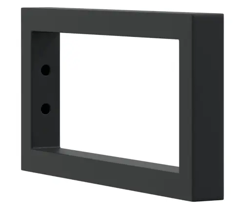 Riiuliklambrid Valamule 2 Tk Must Ristkülikukujuline Teras