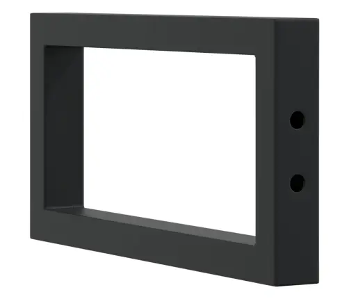 Riiuliklambrid Valamule 2 Tk Must Ristkülikukujuline Teras