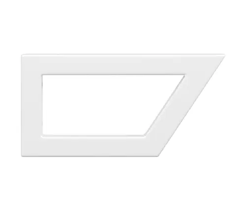 Lentynų Laikikliai Praustuvui, 2Vnt., Balti, Plienas