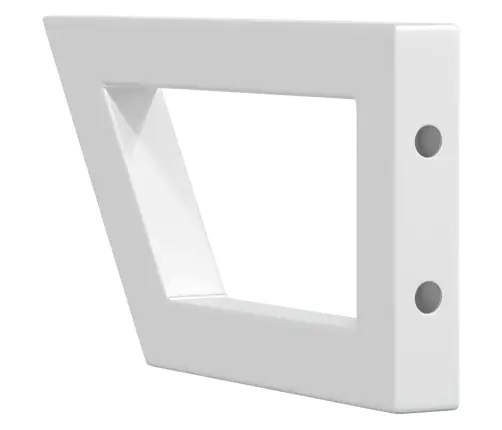 Lentynų Laikikliai Praustuvui, 2Vnt., Balti, Plienas