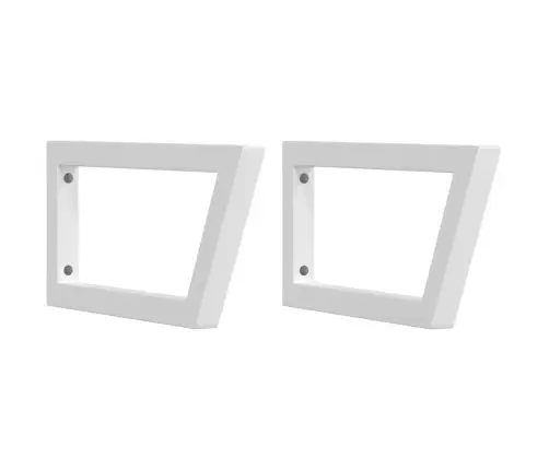 Riiuliklambrid Valamule 2 Tk Valge Trapets Teras