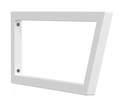 Plauktu Kronšteini Izlietnei, 2 Gb., Balti, Trapeces, Tērauds Vidaxl