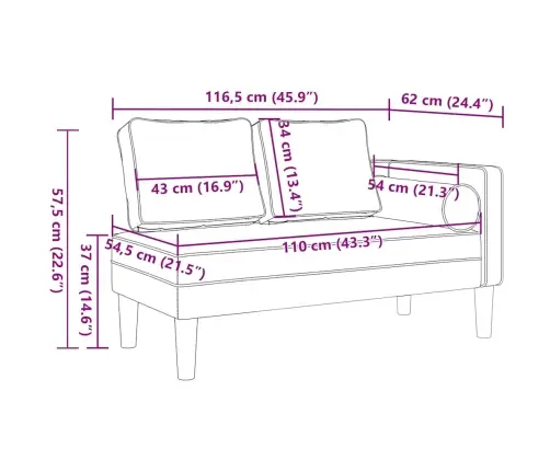 Kanapee Patjadega, Hall, Kunstnahk