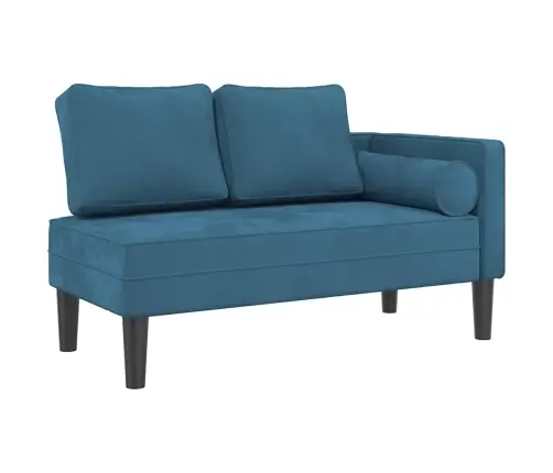 Kanapee Koos Patjadega, Sinine, Samet