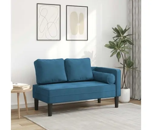 Kanapee Koos Patjadega, Sinine, Samet