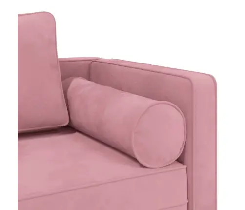 Zvilnis Ar Spilveniem, Rozā, Samts Vidaxl