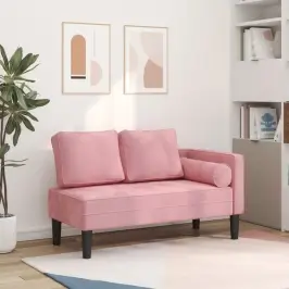 Zvilnis Ar Spilveniem, Rozā, Samts Vidaxl