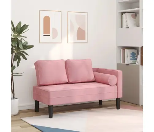 Zvilnis Ar Spilveniem, Rozā, Samts Vidaxl