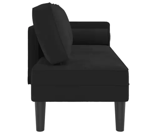 Zvilnis Ar Spilveniem, Melns, Samts Vidaxl