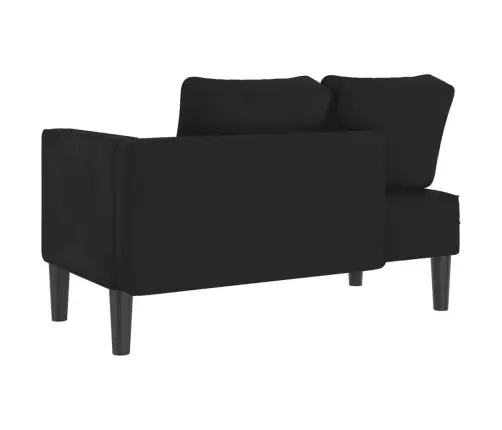 Zvilnis Ar Spilveniem, Melns, Samts Vidaxl