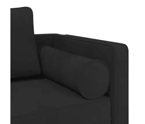 Zvilnis Ar Spilveniem, Melns, Samts Vidaxl