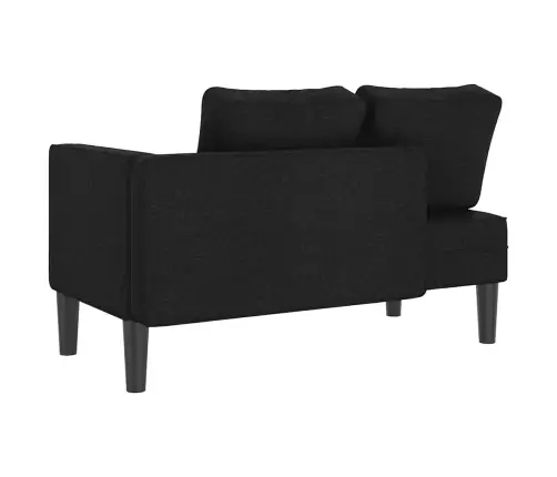 Zvilnis Ar Spilveniem, Melns, Audums Vidaxl