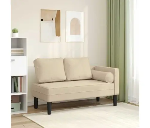 Kanapee Koos Patjadega, Kreemjas, Kangas