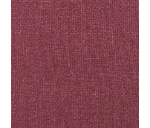 Poilsio Sofa Su Ilga Pagalve, Raudonojo Vyno Spalvos, Audinys