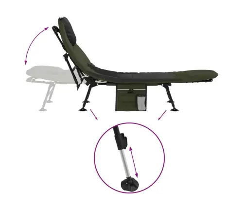 Gultas Žvejybai Su Padukus Nuo Purvo Turinčiomis Kojomis