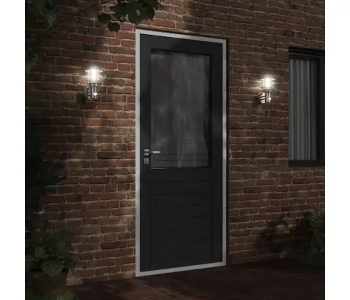 Anduriga Õue Seinavalgusti, Hõbedane, Roostevaba Teras