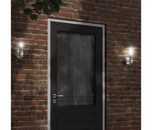 Anduriga Õue Seinavalgusti, Hõbedane, Roostevaba Teras