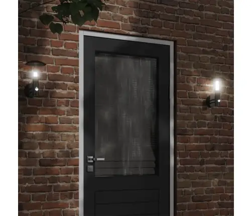 Anduriga Õue Seinavalgusti, Must, Roostevaba Teras