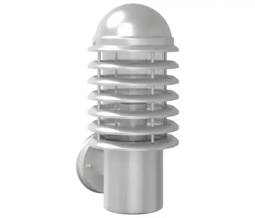 Āra Sienas Lampa, Sudrabaina, Nerūsējošs Tērauds Vidaxl