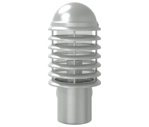 Āra Sienas Lampa, Sudrabaina, Nerūsējošs Tērauds Vidaxl