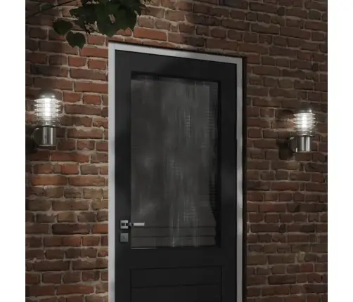 Āra Sienas Lampa, Sudrabaina, Nerūsējošs Tērauds Vidaxl