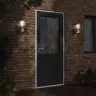 Āra Sienas Lampa Ar Sensoru, Sudrabaina, Nerūsējošais Tērauds Vidaxl