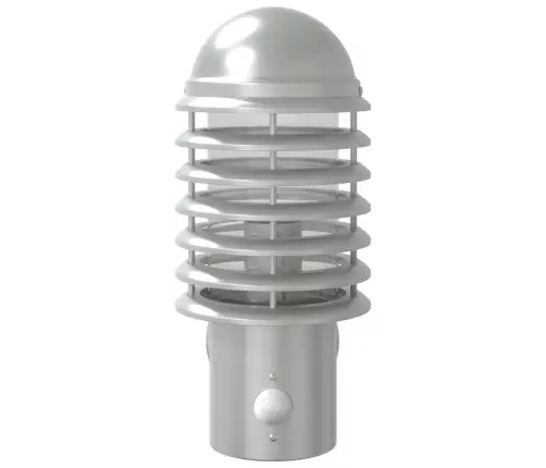 Āra Sienas Lampas Ar Sensoru, 2 Gab., Nerūsējošs Tērauds Vidaxl