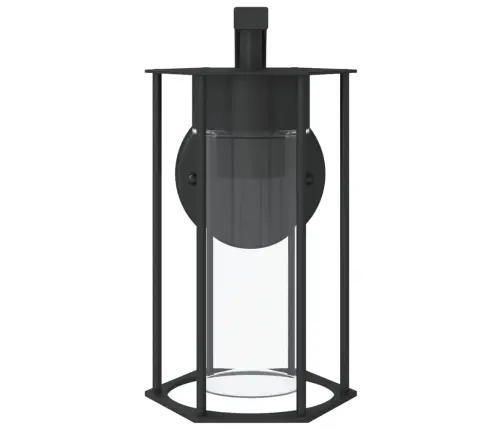 Āra Sienas Lampas, 2 Gab., Melns, Nerūsējošs Tērauds Vidaxl