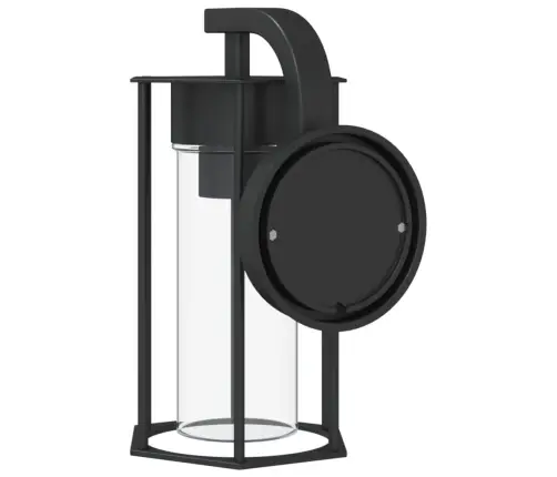 Āra Sienas Lampas, 2 Gab., Melns, Nerūsējošs Tērauds Vidaxl