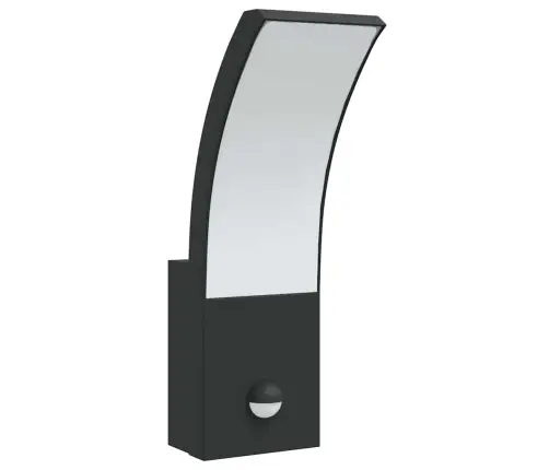 Anduriga Õue Led-Seinavalgustid 2 Tk, Must, Survealumiinium