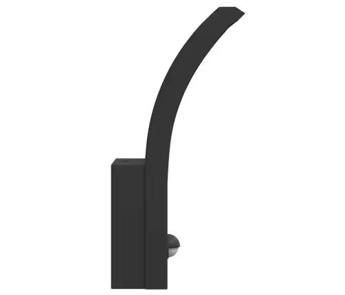 Anduriga Õue Led-Seinavalgustid 2 Tk, Must, Survealumiinium