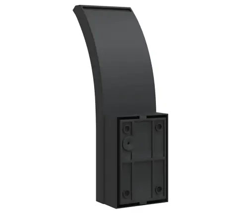 Anduriga Õue Led-Seinavalgustid 2 Tk, Must, Survealumiinium