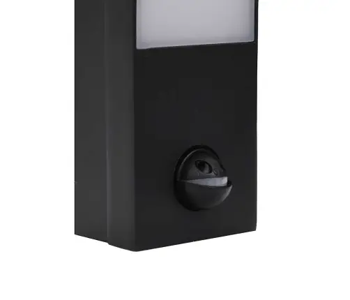 Anduriga Õue Led-Seinavalgustid 2 Tk, Must, Survealumiinium