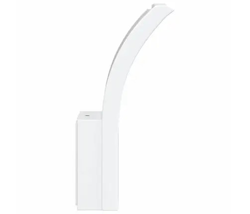 Āra Led Sienas Lampas, 2 Gab., Balta, Liets Alumīnijs Vidaxl